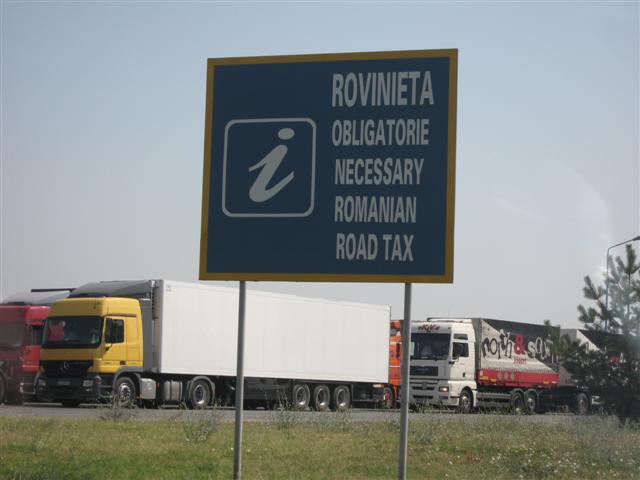 Romanian motorway tax law