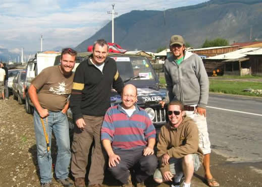 Richard, Steve and some other team members in a group photo